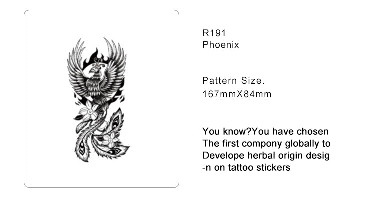 Phoenix Semi Permanent Tattoo